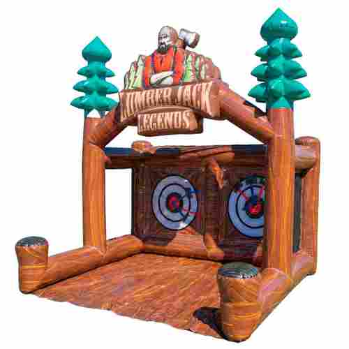 Надувной дартс «Таёжный рубеж» на подкачке, диаметр 3,5 м, размер 3,5×3,5×4 м