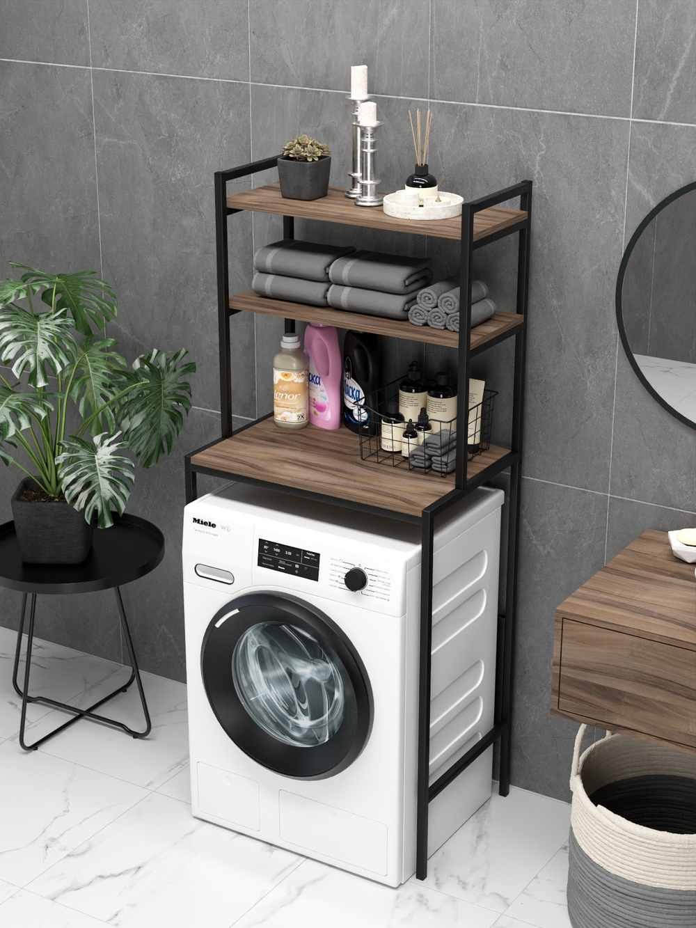 Стеллаж для ванной и стиральной машины UNDA