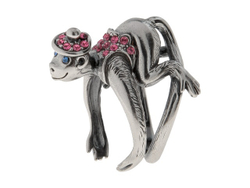 "Мако" кольцо в серебряном покрытии из коллекции "Вокруг света" от Jenavi