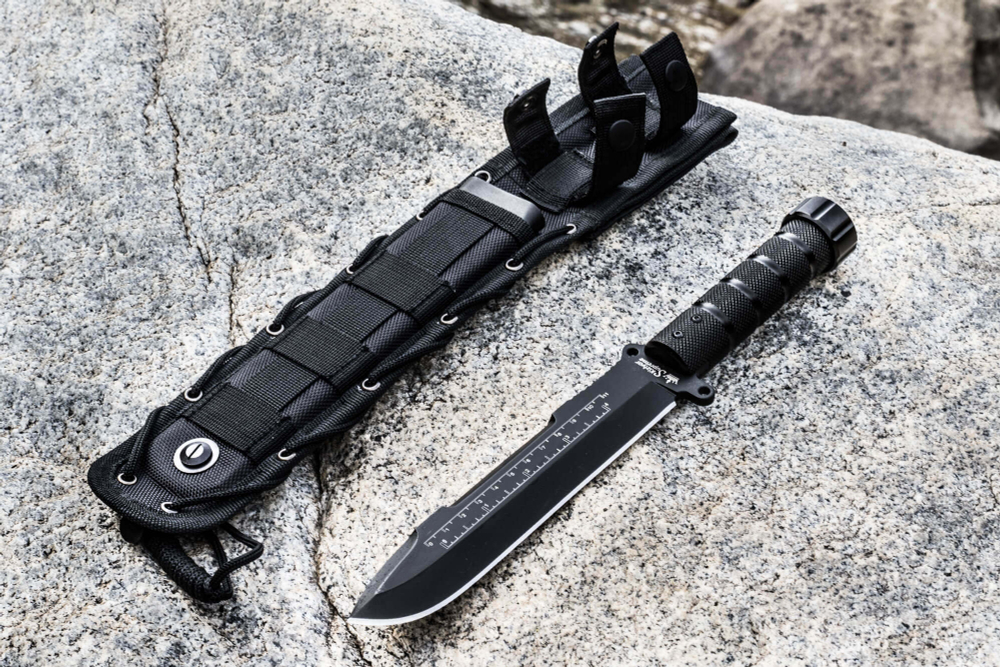 Нож выживания Survivalist Z D2 TacWash Serrated