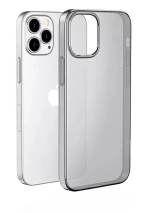 Чехол-накладка Hoco Light Series TPU для iPhone 14 силиконовый (прозрачно-черный)