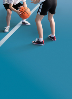 Линолеум спортивный Profi Bigfoot Ocean Blue, 2х25м (рулон)