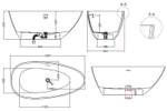 Ванна Salini PAOLA S-sense 1015103G 160x80 белая