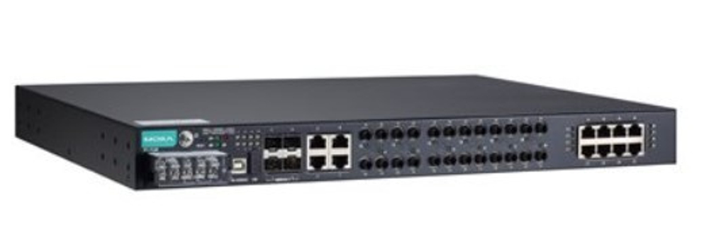 Коммутатор управляемый MOXA PT-7528-8MST-16TX-4GSFP-HV