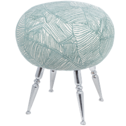 Банкетка Конте Мята Серебро
