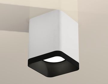 Комплект накладного светильника 1*MR16 GU5.3 XS7812002 SWH/SBK белый песок/черный песок (C7812, N7702)DIY System Complects Ambrella