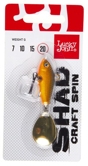 Тейл-спиннер Lucky John SHAD CRAFT SPIN 20.0г  016 в блистере