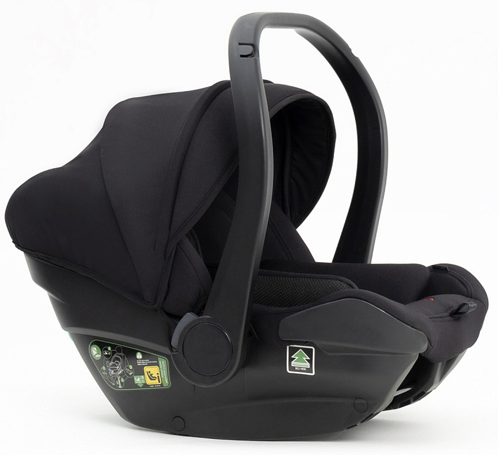 Коляска Agex Prima Pro 3 в 1 с автокреслом i-Team Black APF664 Green (Зеленый)