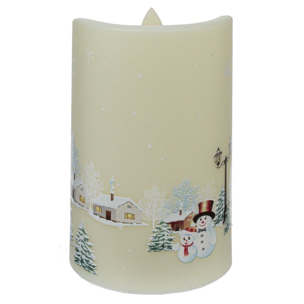 GAEM Изделие декоративное "Свеча" (подсвет, AAAх3 н/п) L7,5 W7,5 H12,5 см, 2в.