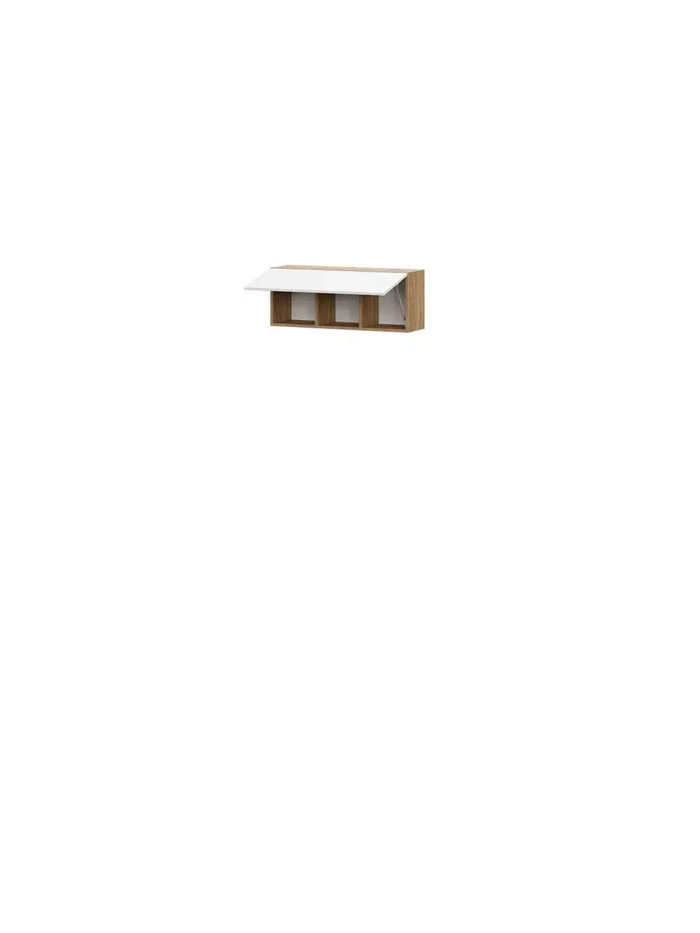 Модульная стенка со шкафом Дуб Золотой 185х42х127