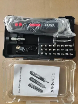 Отвертка электрическая аккумуляторная 26 в 1,набор бит с магнитным наконечником 26 в 1 с подсветкой,(10.8В, 5Нм, 1,5Ач,набор оснастки)