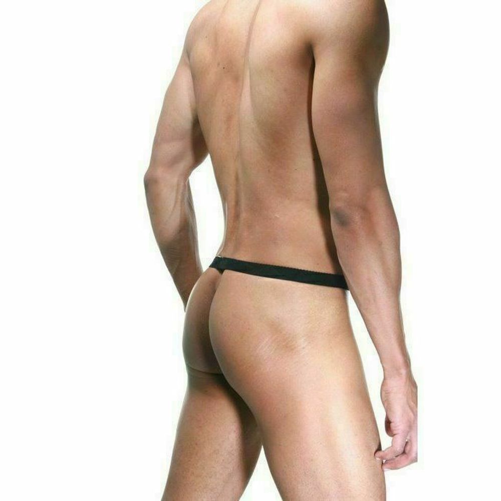 Мужские трусы стринги черные La Blinque LB15383