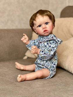 Кукла Реборн виниловая 55см в пакете (FA-535)