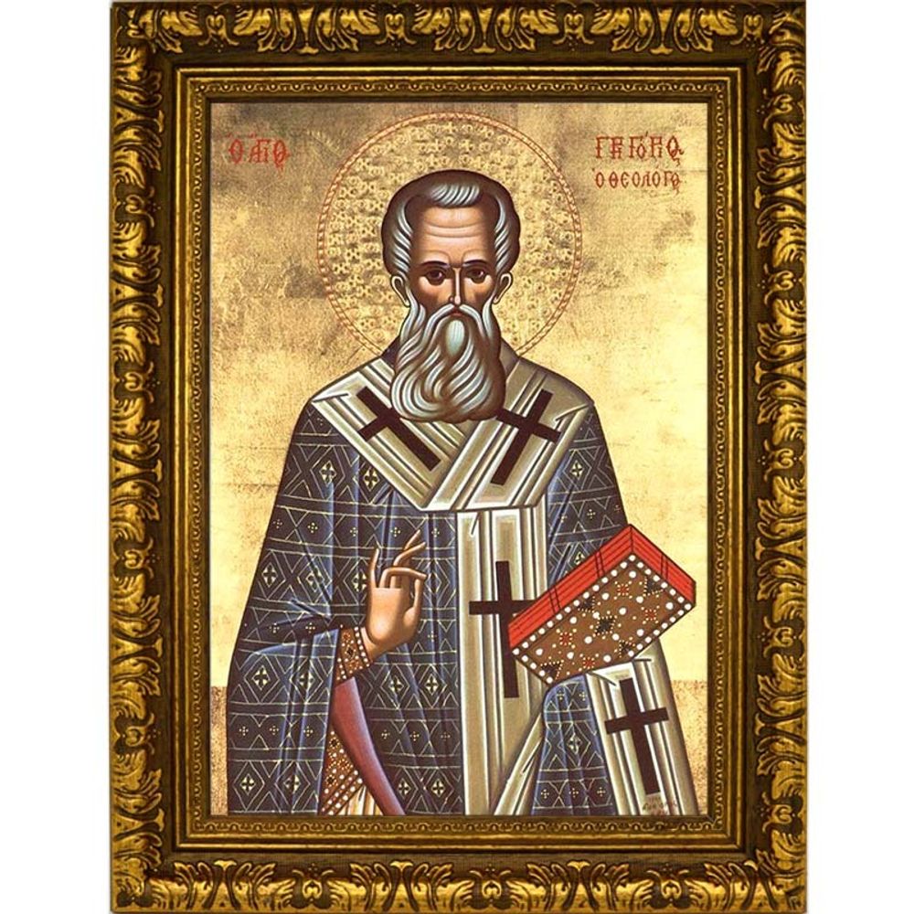Григорий Богослов Святитель. Икона на холсте.