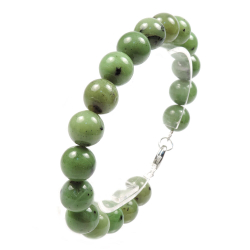 Браслет "Келли 10" змеевик (Перу)