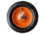 Колесо пневматическое КТ-360-16 (360 мм, d 16мм, для тачки 65-1)