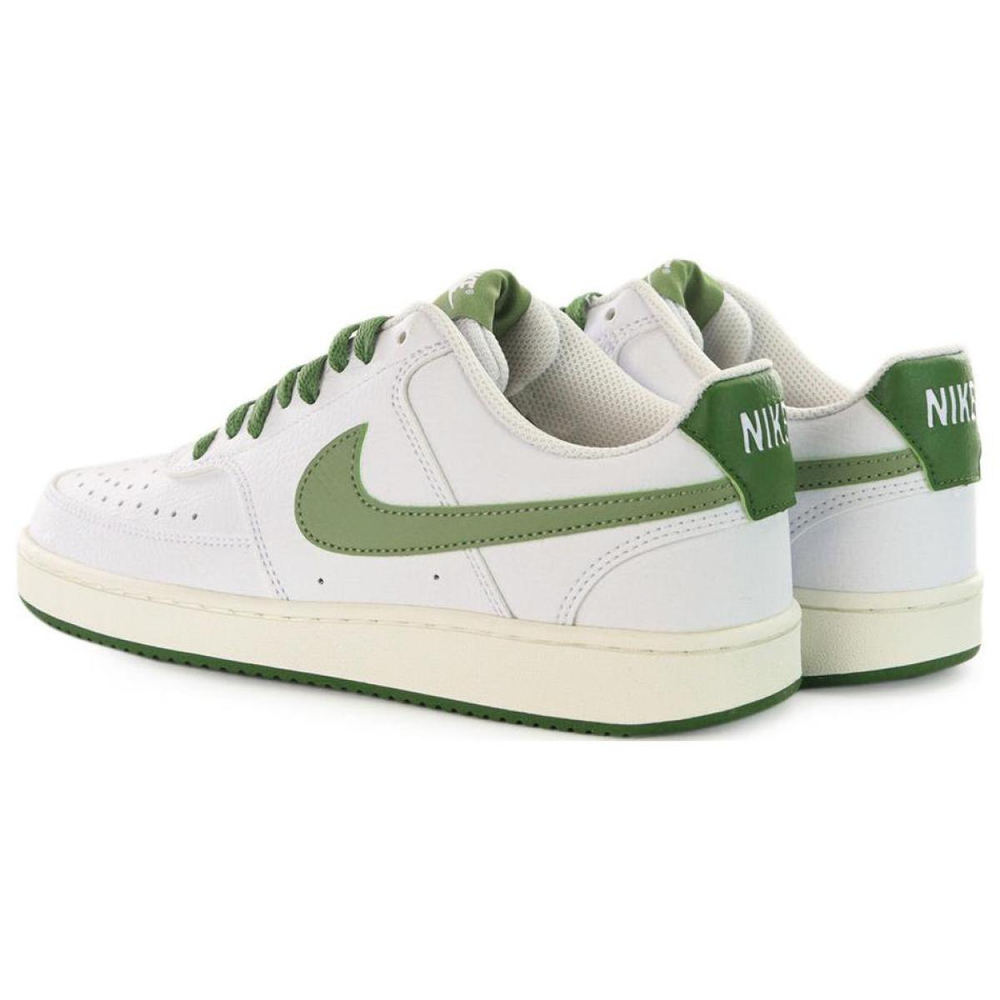 Кроссовки Nike Court Vision Low White Oil Green
