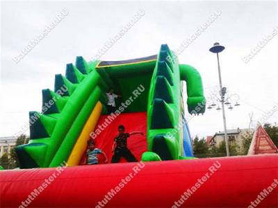 Надувная горка-робот "Дракоша" 12*6*6 м
