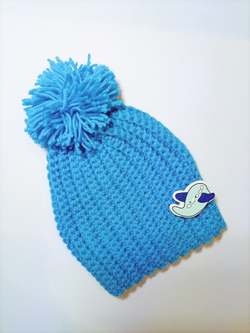 Шапка для малыша (35-40(0-3 мес.) / морская волна / 35-40)