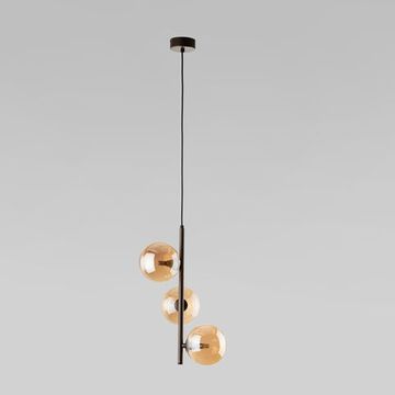 Подвесной светильник со стеклянными плафонами 3*G9 6188 коричневый Estera TK Lighting