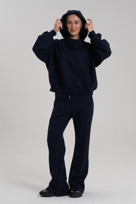 Костюм худи + брюки клёш