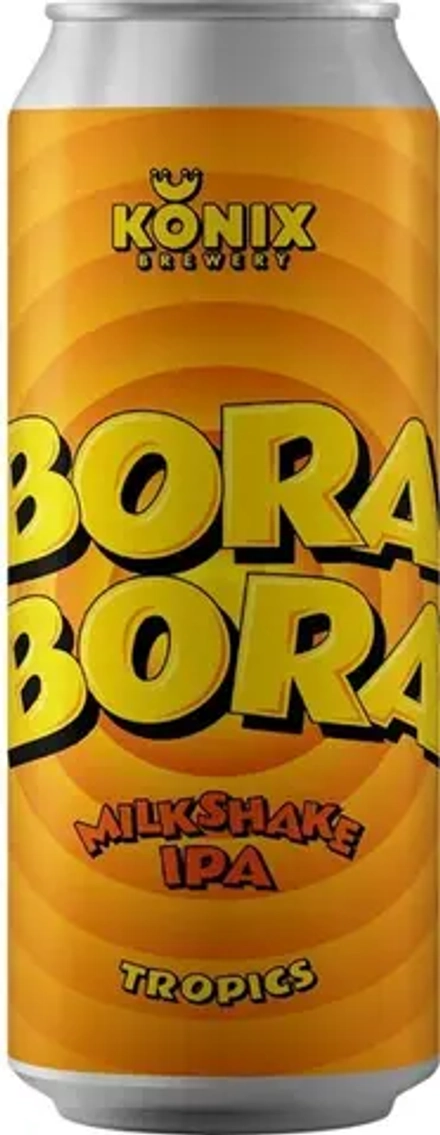 Пиво Коникс Бора Бора / Konix Brewery Bora Bora 0.45 - банка