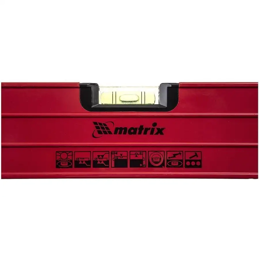 Уровень алюминиевый, 1200 мм, фрезерованный, 3 глазка MATRIX 34512
