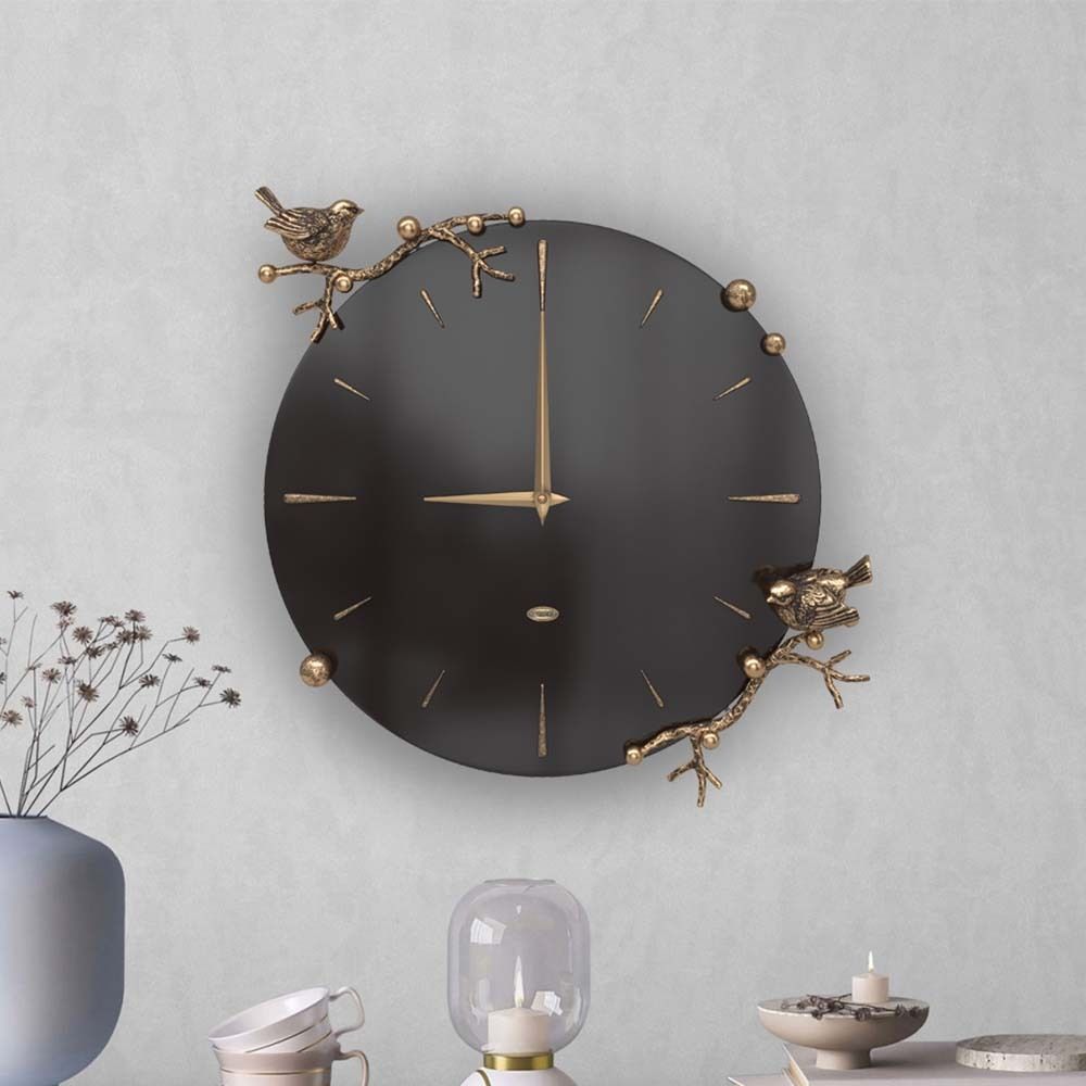 Часы настенные Терра Колор Терпкий коричневый Амбер