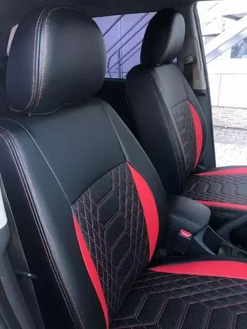 Авточехлы правый руль на 3 ряда (на заказ)