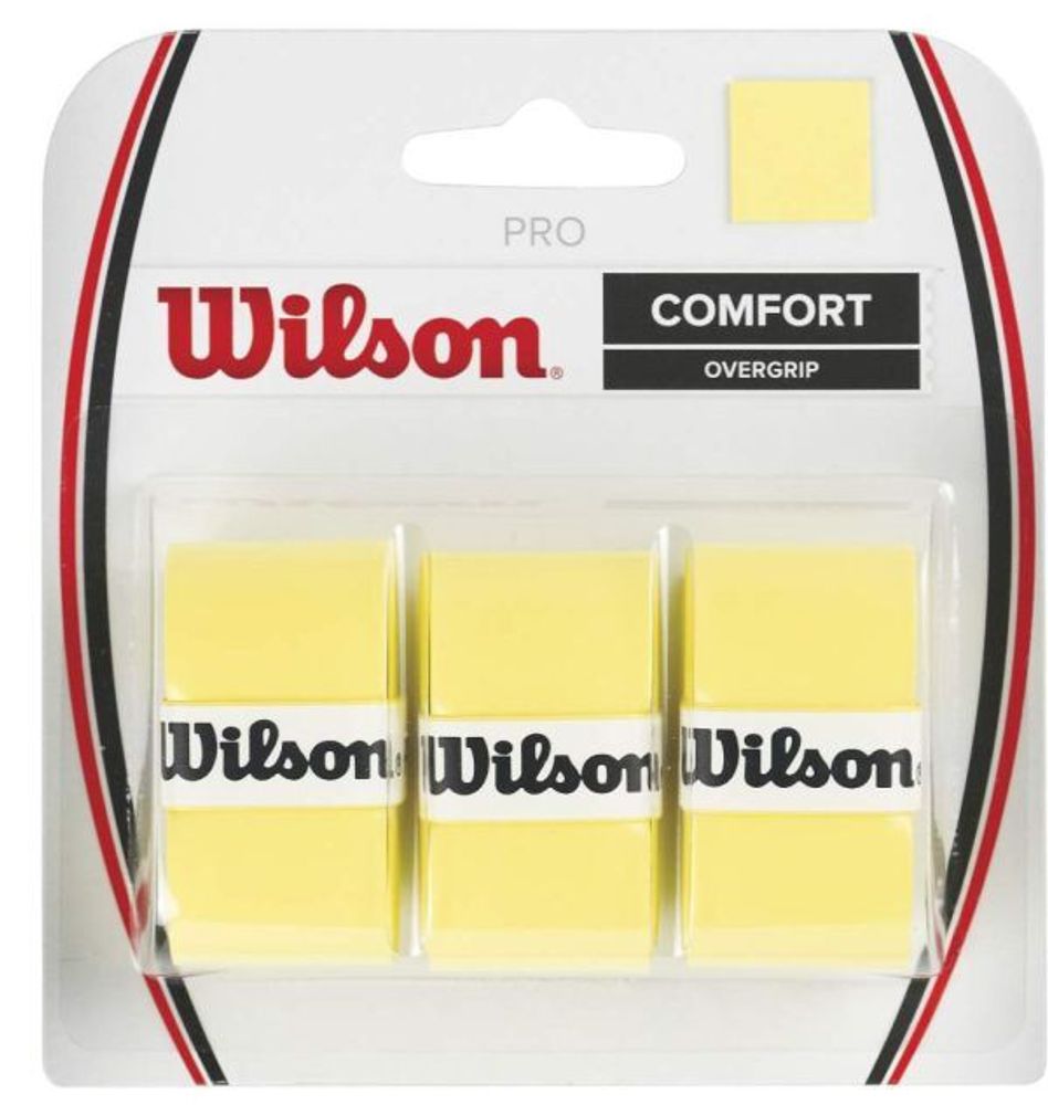 Теннисные намотки Wilson Pro 3P - yellow