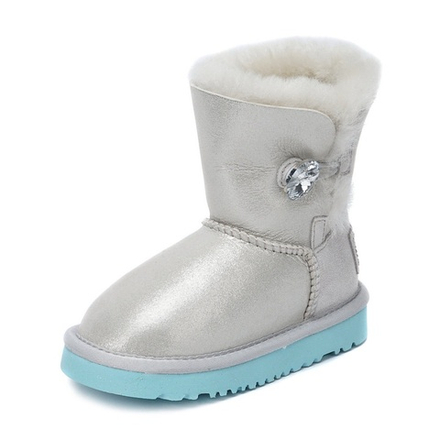 UGG Kids Bailey Button Do White