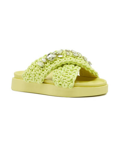 Шлепанцы INUIKII - лимонный(70104-106)