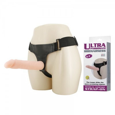 Страпон-реалистик гнущийся (22,5×4,5 см)