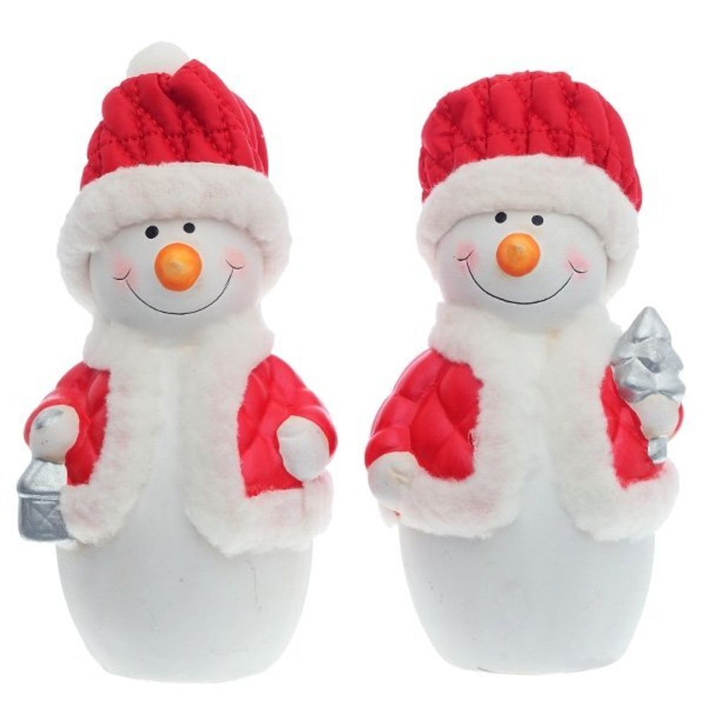 GAEM Фигурка декоративная " Снеговик", L7,5 W6 H12 см, 6в.