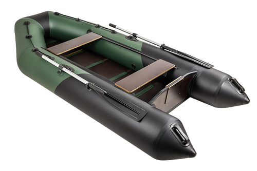 ПЛЁС Неглинка 290 МК зеленый-черный (лодка ПВХ под мотор)