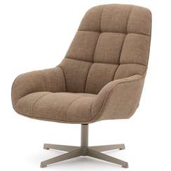 Крутящееся кресло Jaspe, светло-коричневое