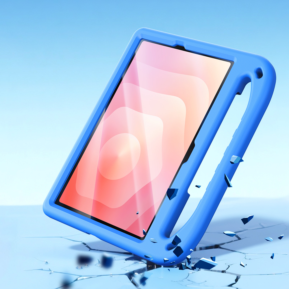 Детский чехол синего цвета на планшет Samsung Galaxy Tab S11, серия Puff Series от Dux Ducis