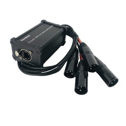 DMX кабель переходник, 4хXLR(3p)male - RJ-45, Soundking