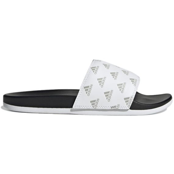 Adidas Adilette Comfort Slide 'White Black'