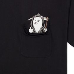 Футболка Rip N Dip Grim Nermer Pocket Tee Black