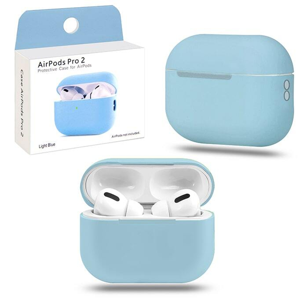 Чехол для Apods Pro 2 Split Light Blue