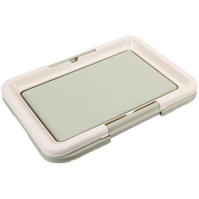 Туалет для собак "Интерьер" M, оливковый/белый, 480*420*40мм, серия HYGIENE, Triol