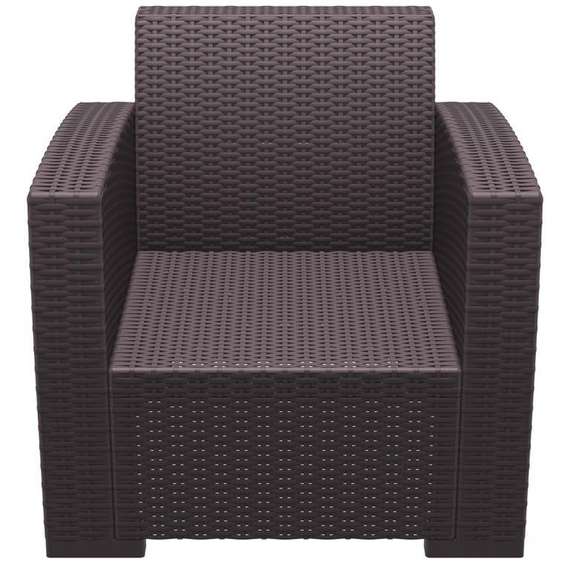 Уличное кресло Monaco Lounge, коричневое