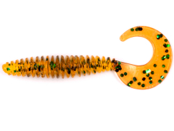 Слаги съедобные искусственные Lucky John ULTRAWORM Curly 2in (50 мм), цвет PA19, 10шт.