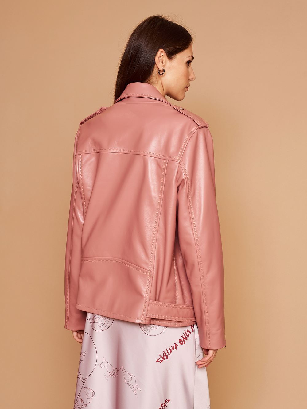 Косуха пудровая medium мягкая кожа