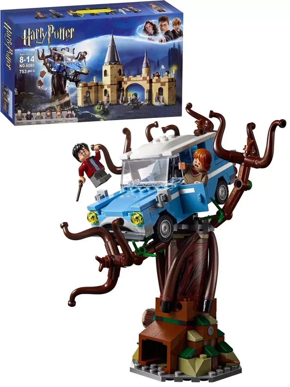 Конструктор Гарри Поттер Гремучая Ива 753 детали 6080