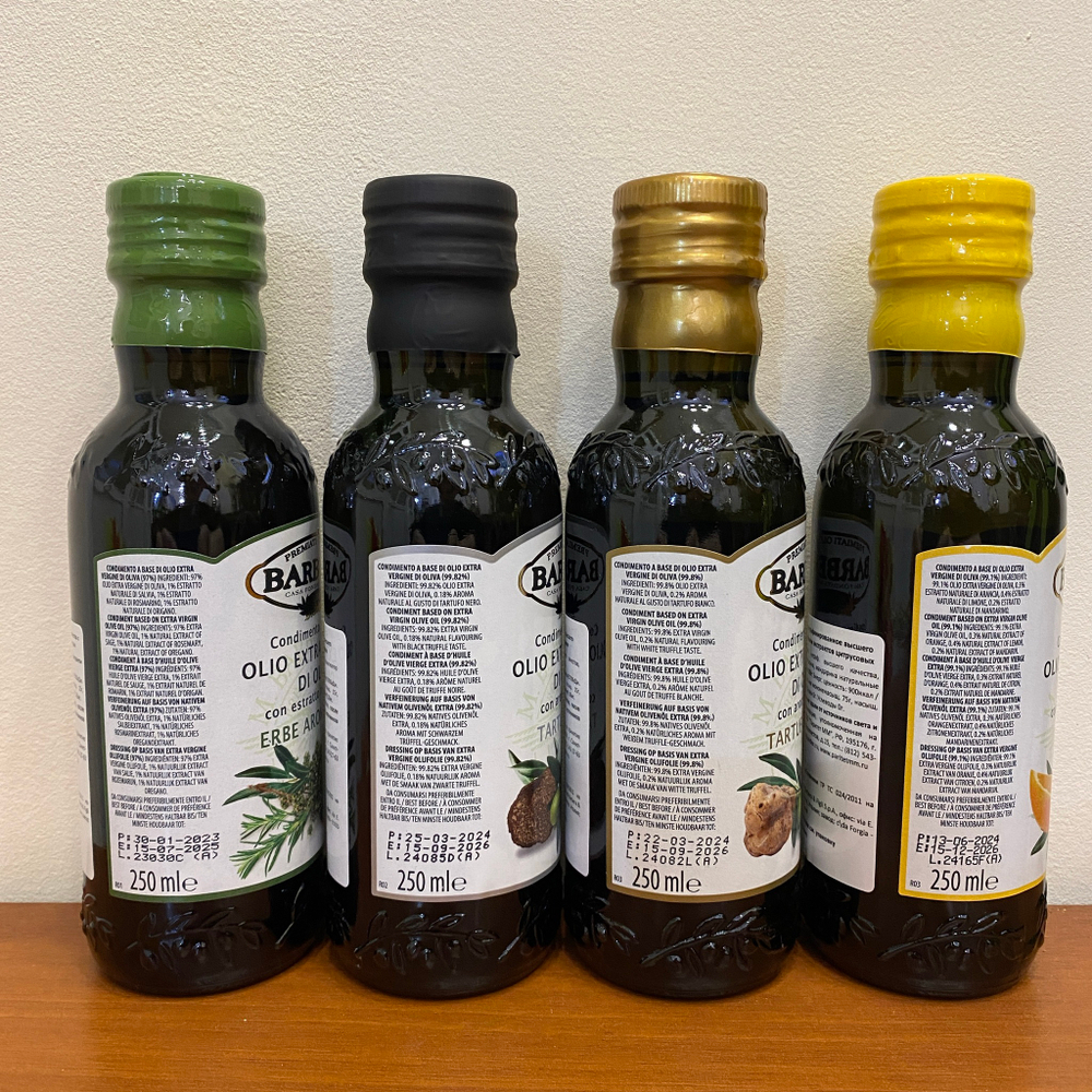 Оливковое масло BARBERA Цитрус, Extra Virgin 250 мл Италия