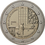 ГЕРМАНИЯ, 2020, 2 ЕВРО (МОНЕТНЫЙ ДВОР "А") [UNC] [БИМЕТАЛЛ]