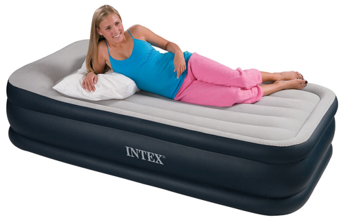 Надувная кровать Intex Deluxe Pillow Rest Bed, 99х191х(43)48 см. арт.67732