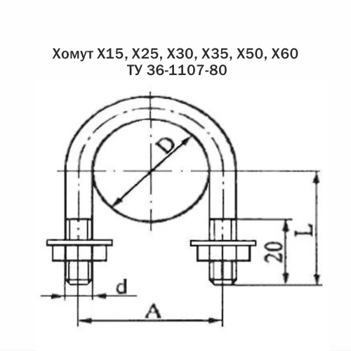 Хомуты Х ТУ 36-1107-80